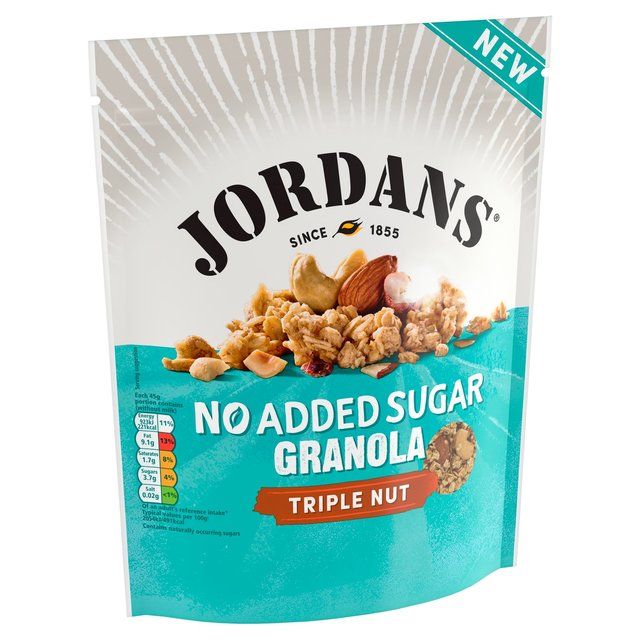 Jordans No Added Sugar Triple Nut Granola Breakfast Cereal 425g