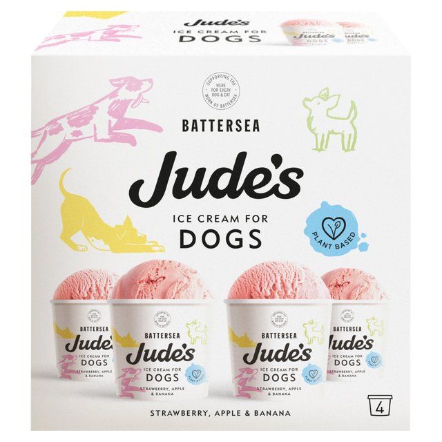 Jude's Ice Cream for Dogs 4 x 90ml