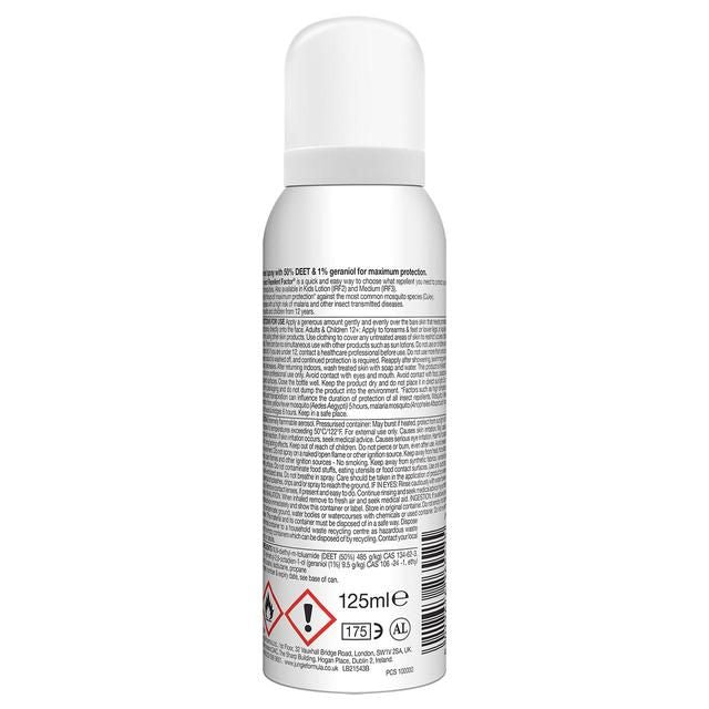 Jungle Formula Maximum Aerosol Insect Repellent 125ml