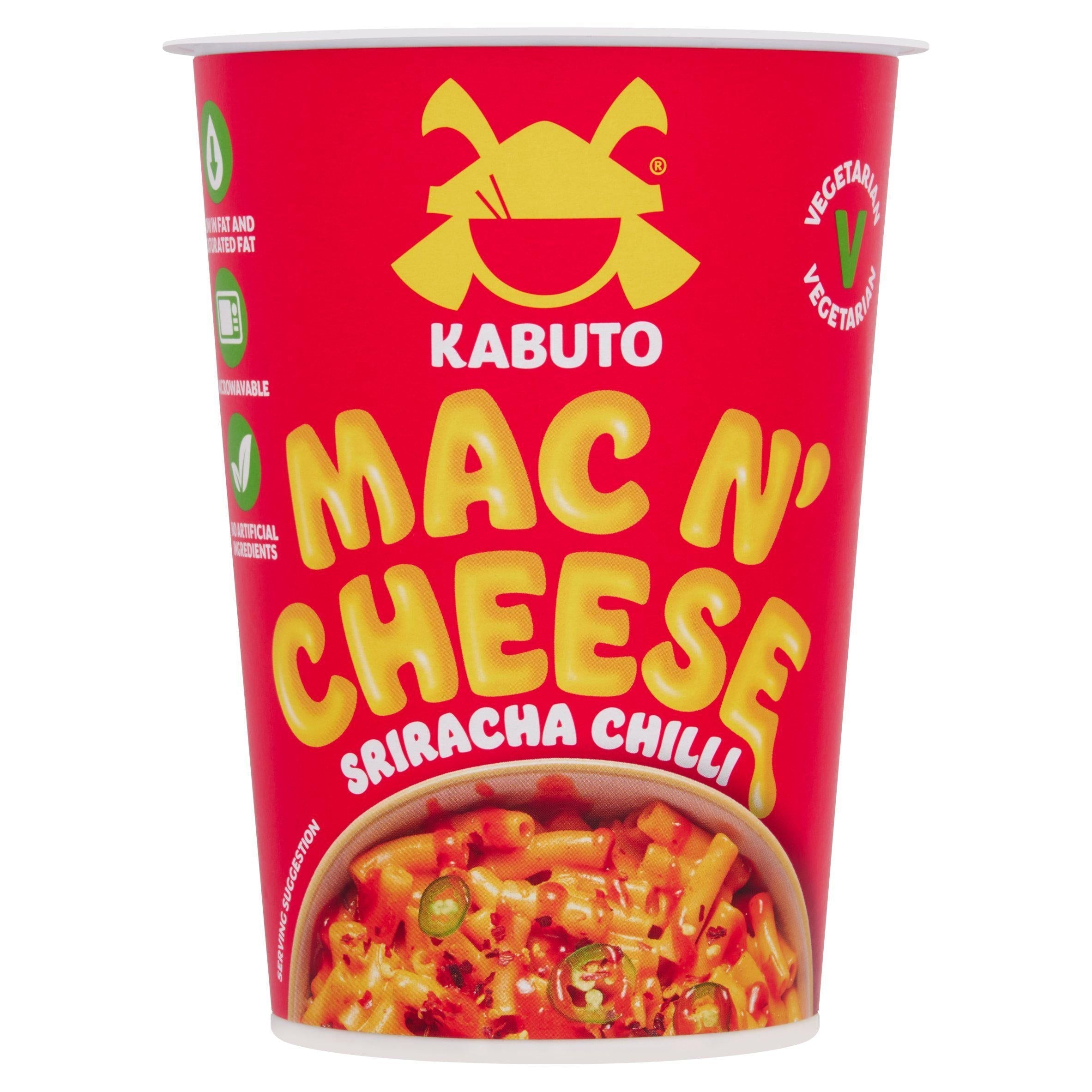 Kabuto Mac & Cheese Sriracha Chilli 85g