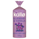 Kallo Blueberry & Vanilla Low Fat Rice & Corn Cakes