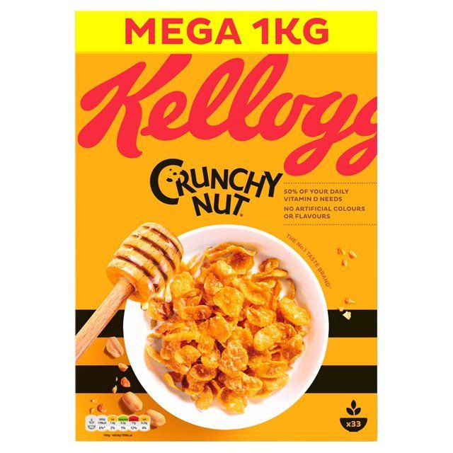 Kellogg's Crunchy Nut Breakfast Cereal 1kg