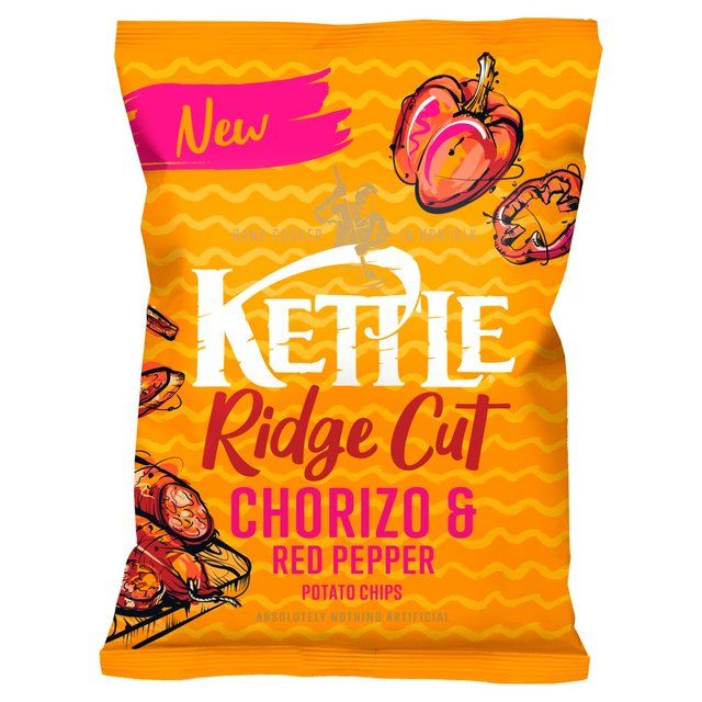 Kettle Chips Chorizo & Red Pepper Ridge Cut 130g
