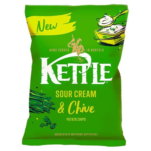 Kettle Chips Sour Cream & Chive 130g