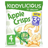 Kiddylicious Apple Crisps Kids Snacks Multi 4 x 12g