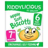 Kiddylicious Apple Soft Biscotti Baby Snacks Multi 6 x 20g