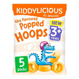 Kiddylicious BBQ Flavoured Popped Hoops Kids Snacks Multi 5 x 10g