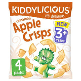 Kiddylicious Cinnamon Apple Crisps Kids Snacks Multi 4 x 12g