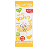 Kiddylicious Mini Wafers Banana 4 x 4g