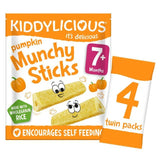 Kiddylicious Pumpkin Munchy Sticks Baby Snacks Multi 4 x 4g