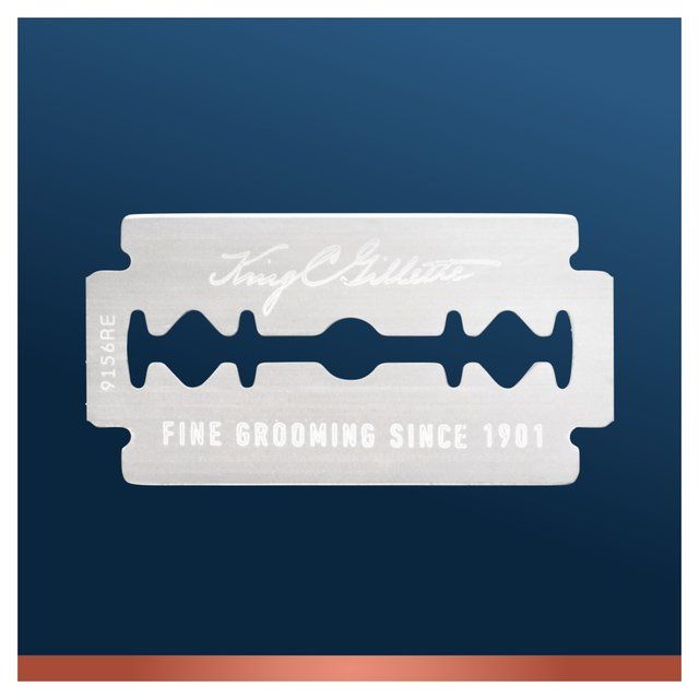 King C. Gillette Double Edge Safety Razor Blades 10 per pack