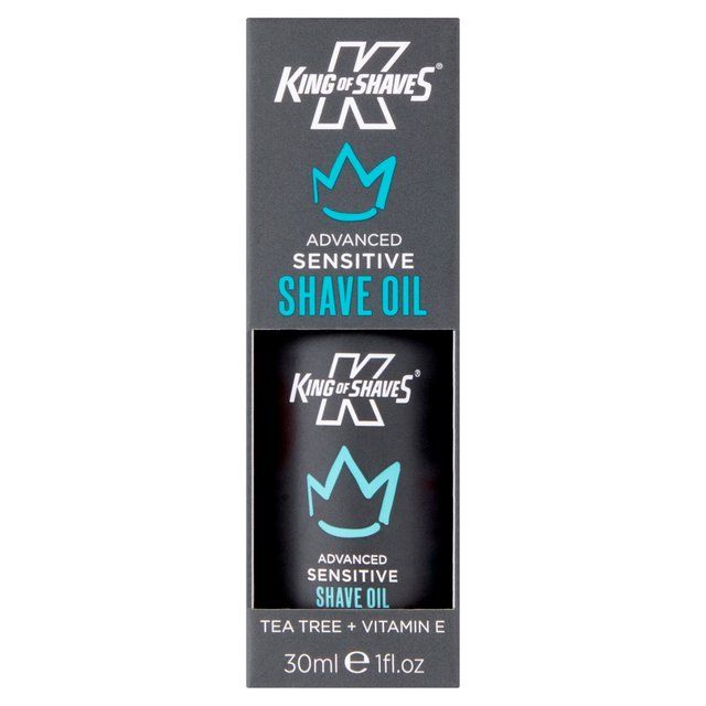 King of Shaves Shave Oil Refillable Bottle Sensitive Advanced 30ml
