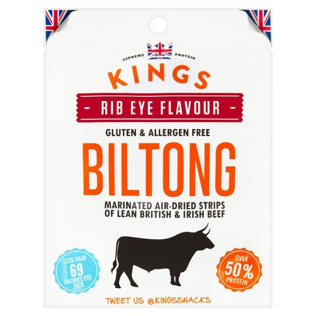 Kings Elite Snacks Rib Eye Biltong 25g