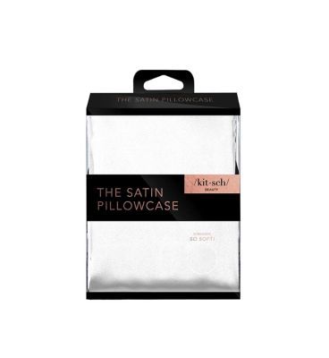 Kitsch Boxed Satin Pillowcase Ivory Standard Size