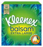Kleenex Balsam Extra Long Tissues Singles Compact Box 40s