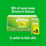 Kleenex Balsam Facial Tissues - Pocket Pack 8 x 9 per pack