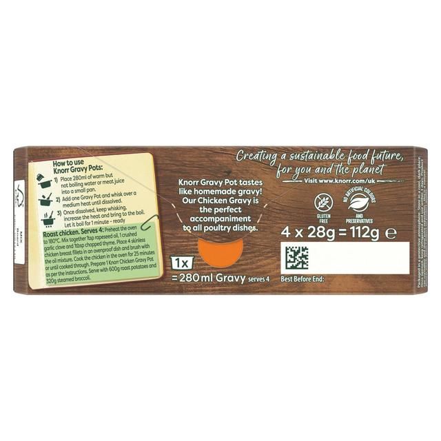 Knorr 4 Chicken Gravy Pot 4 x 28g