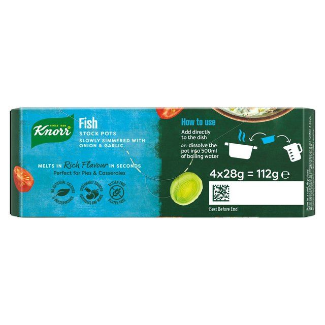 Knorr 4 Fish Stock Pot 4 x 28g