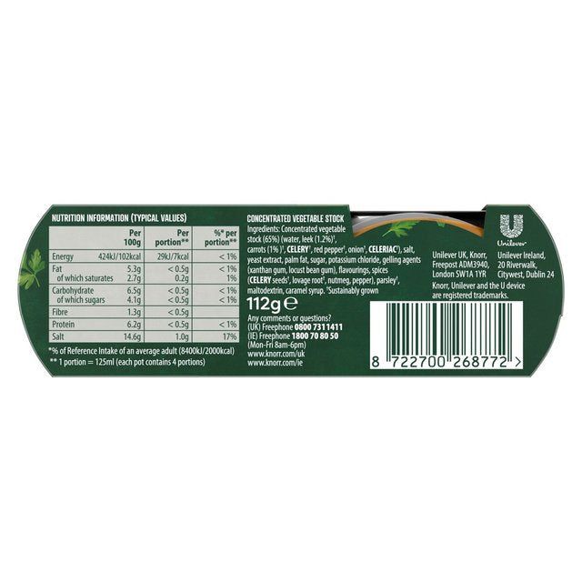 Knorr 4 Vegetable Stock Pot 4 x 28g