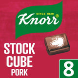 Knorr 8 Pork Stock Cubes 8 x 10g