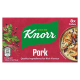Knorr 8 Pork Stock Cubes 8 x 10g