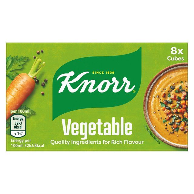 Knorr 8 Vegetable Stock Cubes 8 x 10g