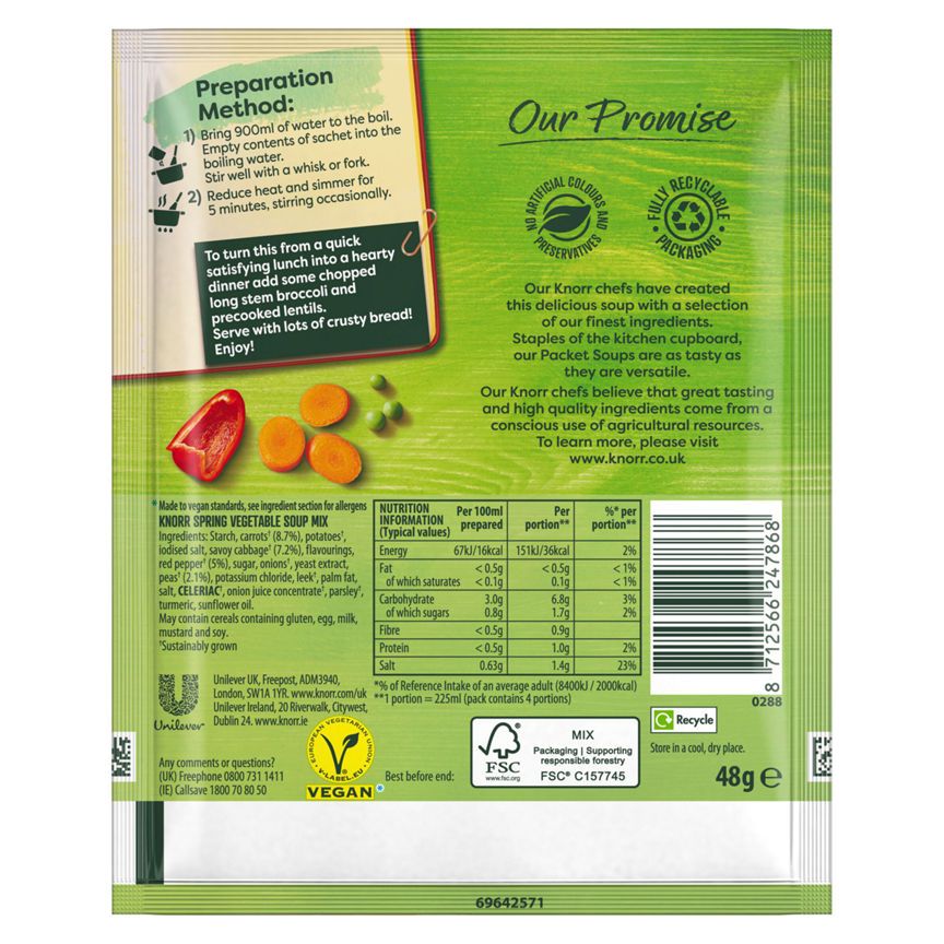 Knorr Spring Vegetable Dry Soup