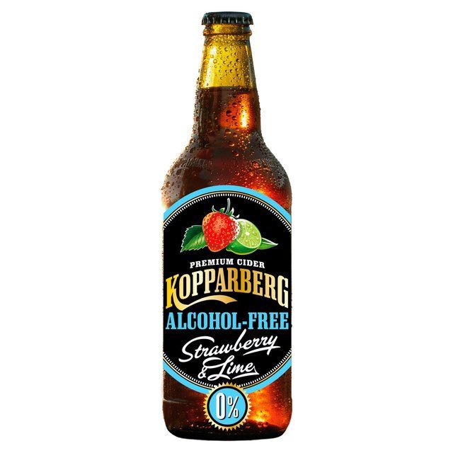 Kopparberg Alcohol Free Strawberry & Lime Cider 500ml