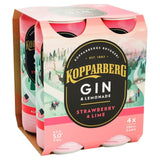 Kopparberg Gin & Lemonade Strawberry & Lime 4 x 250ml