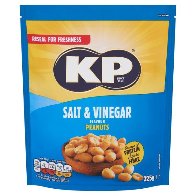 KP Salt & Vinegar Peanuts 225g