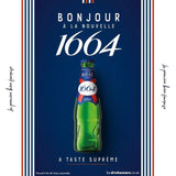 Kronenbourg 1664 Lager Beer Bottles 12 x 275ml