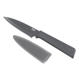 Kuhn Rikon COLORI+ Paring knife serrated grey