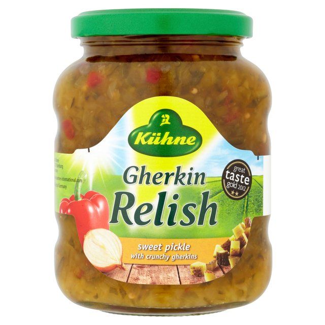 Kuhne Sweet Pickle Gherkin Relish 350g