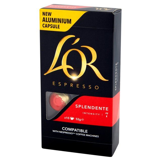 L'OR Splendente Coffee Pods x10 Intensity 7 10 per pack