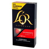 L'OR Splendente Coffee Pods x10 Intensity 7 10 per pack