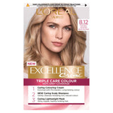 L'Oreal Excellence Creme 8.12 Natural Frosted Beige Blonde Permanent Hair Dye