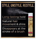 L'Oreal Hairspray by Elnett Care For Dry Damaged Hair Strong Hold Argan Oil Shine 75ml