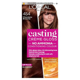 L'Oreal Paris Casting Creme Gloss Semi Permanent Hair Dye Chocolate Brownie Brown 454