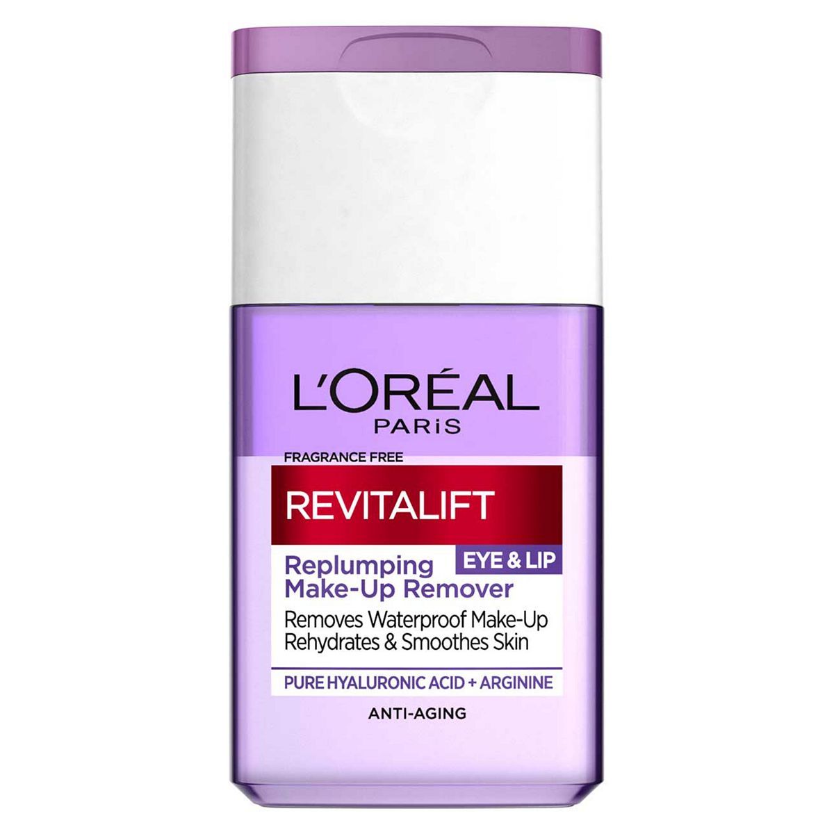 L’Oreal Paris Hyaluronic Acid Make-Up Remover, Revitalift Filler, Removes Make-Up And Visibly replumps– 125ml