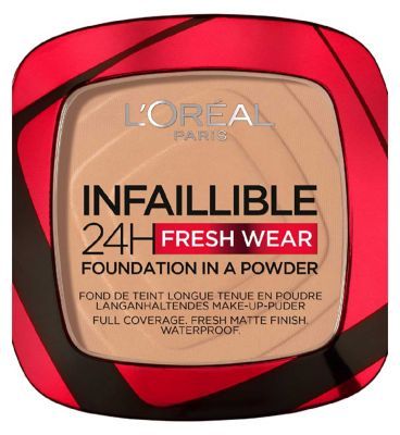 L'Oreal Paris Infallible 24H Fresh Wear Powder Foundation 120 Vanilla