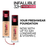 L'Oreal Paris Infallible 24hr Freshwear Liquid Foundation 330 Hazelnut