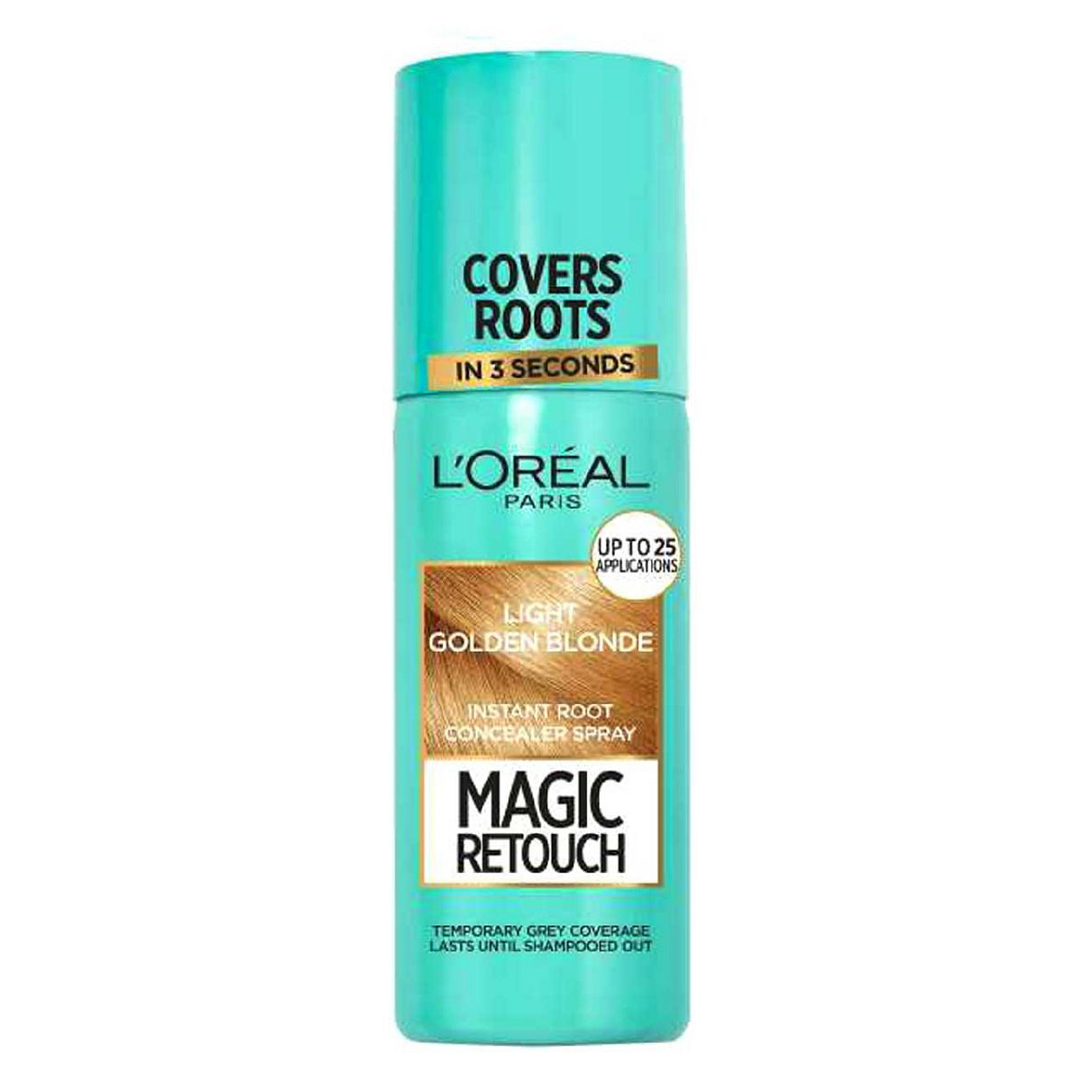 L’Oreal Paris Magic Retouch Light Golden Blonde Root Touch Up, Temporary Instant Root Concealer Spray Easy Application, 75ml