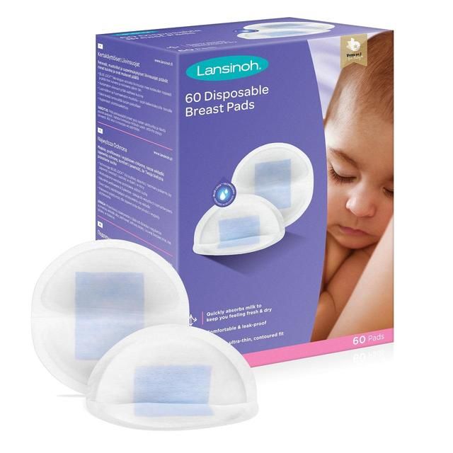 Lansinoh Disposable Nursing Breast Pads 60 per pack