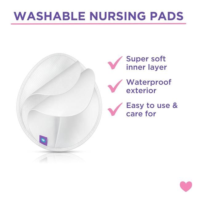 Lansinoh Washable Nursing Breast Pads 4 per pack