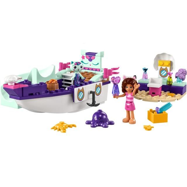 LEGO Gabby's Dollshouse Gabby & MerCat's Ship & Spa 10786 4+