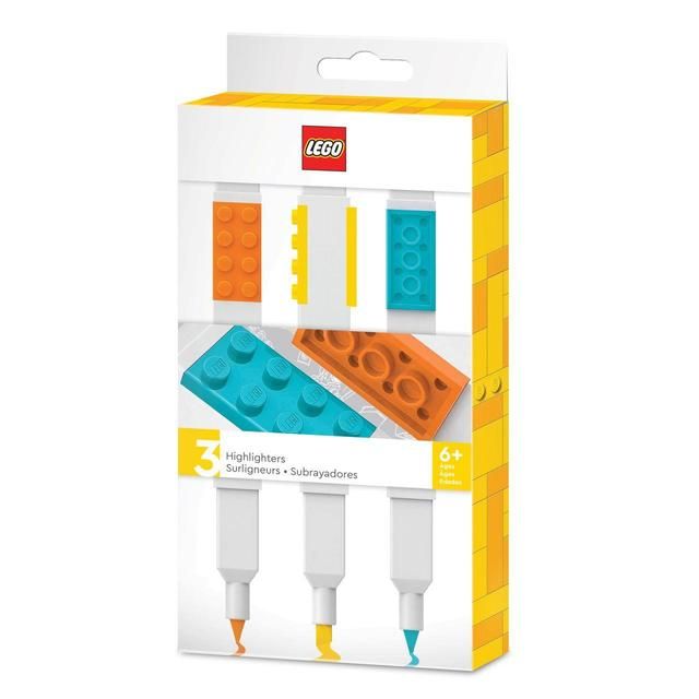 Lego Stationery Highlighter 3 per pack
