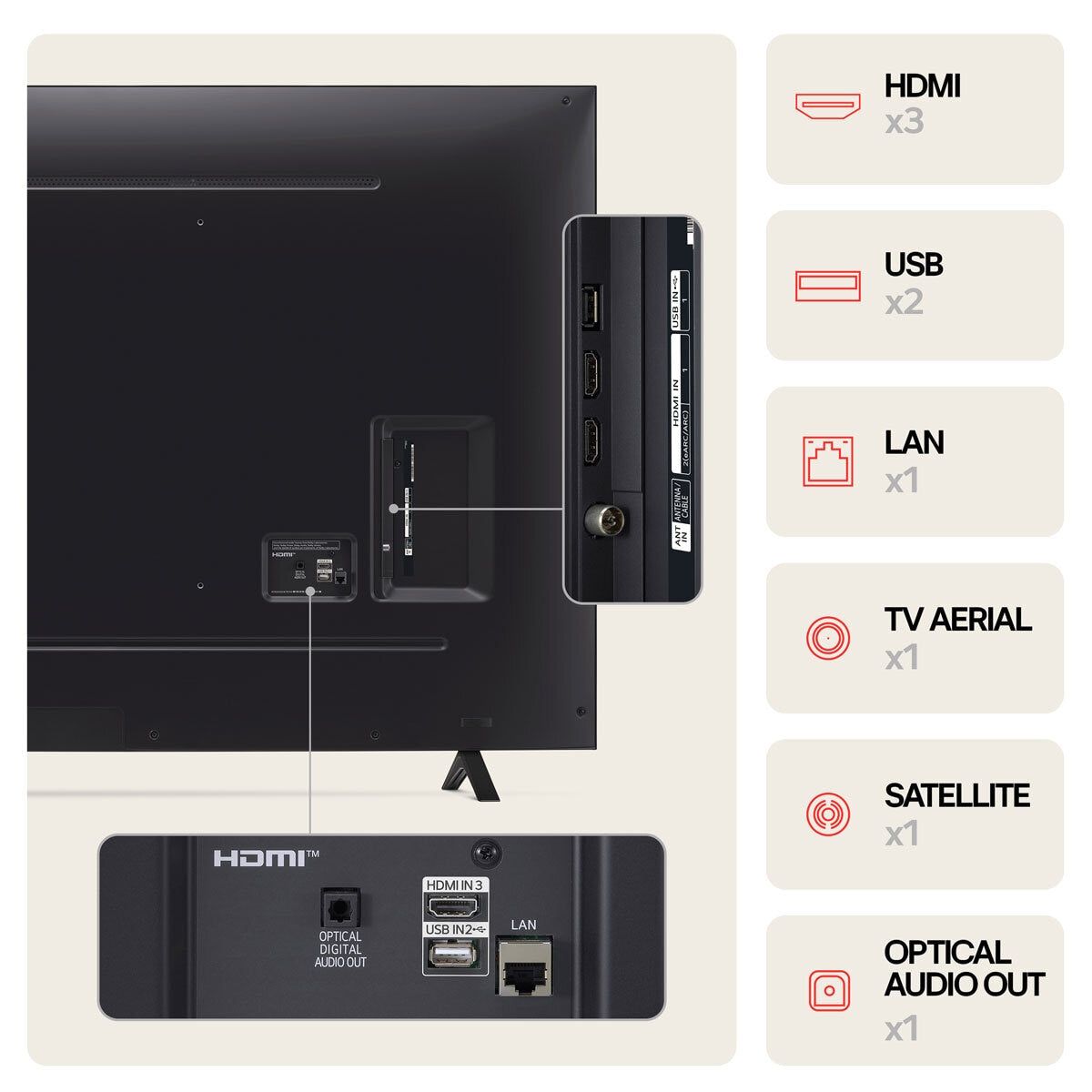 LG 75UT80006LA 75 Inch 4K Ultra HD Smart TV
