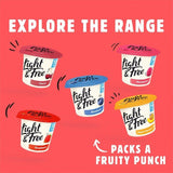 Light & Free Strawberry Greek Style 0% Added Sugar Fat Free Yoghurt 4 x 115g