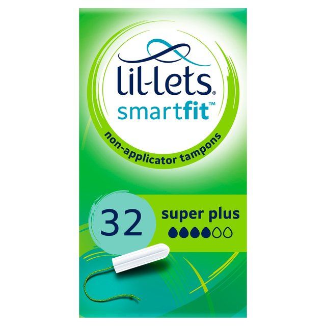 Lil-Lets Non-Applicator Tampons Super Plus 32 per pack