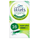 Lil-Lets Organic Non-Applicator Super Plus 16 per pack